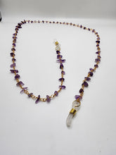 Load image into Gallery viewer, Amethyst eyeglass Chain💜