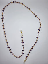 Load image into Gallery viewer, Amethyst eyeglass Chain💜
