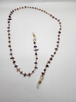 Amethyst eyeglass Chain💜