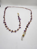Amethyst eyeglass Chain💜