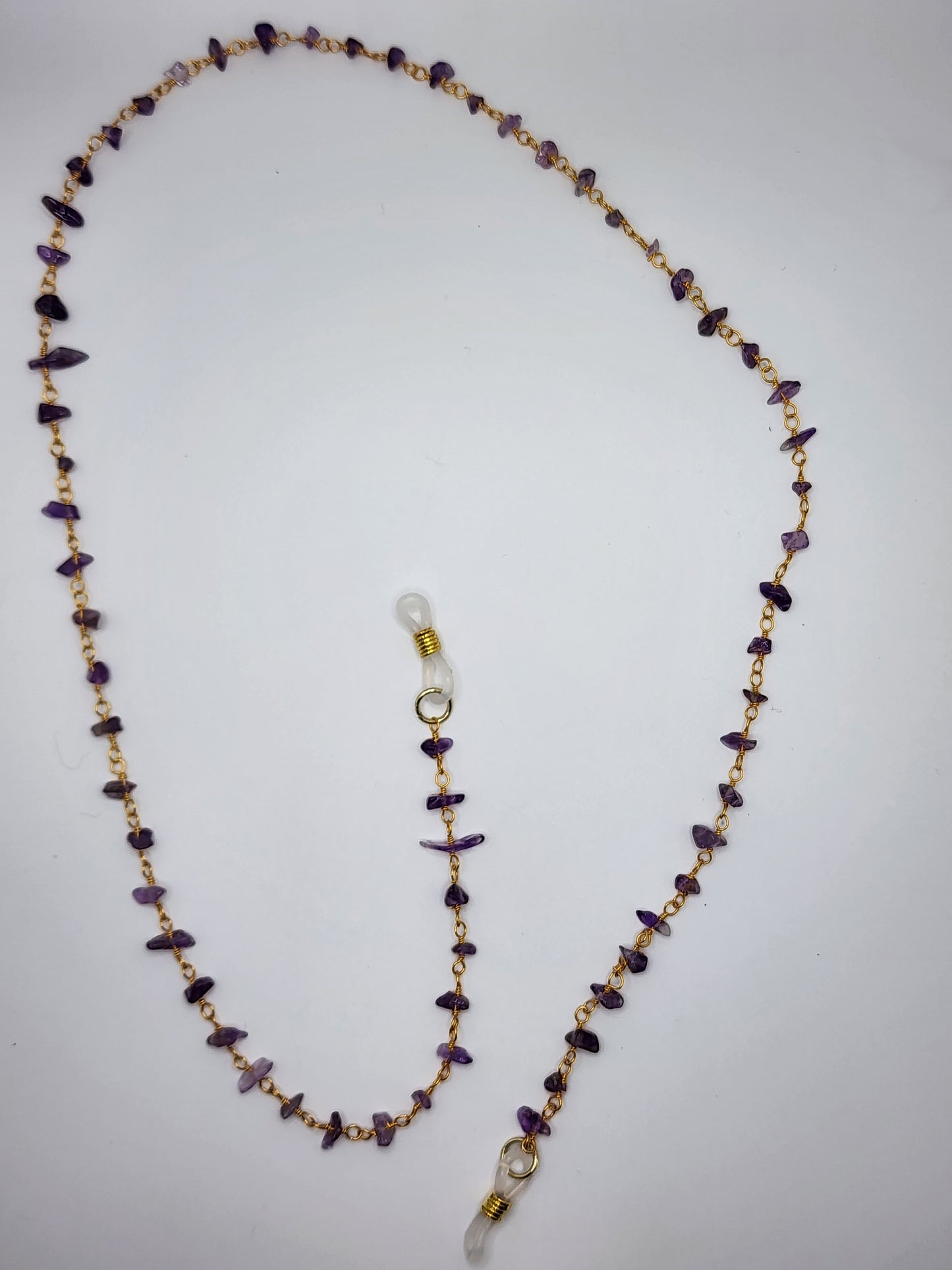 Amethyst eyeglass Chain💜