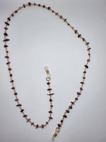 Amethyst eyeglass Chain💜