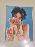 Fugees - Lauryn Hill on Off-White canvas